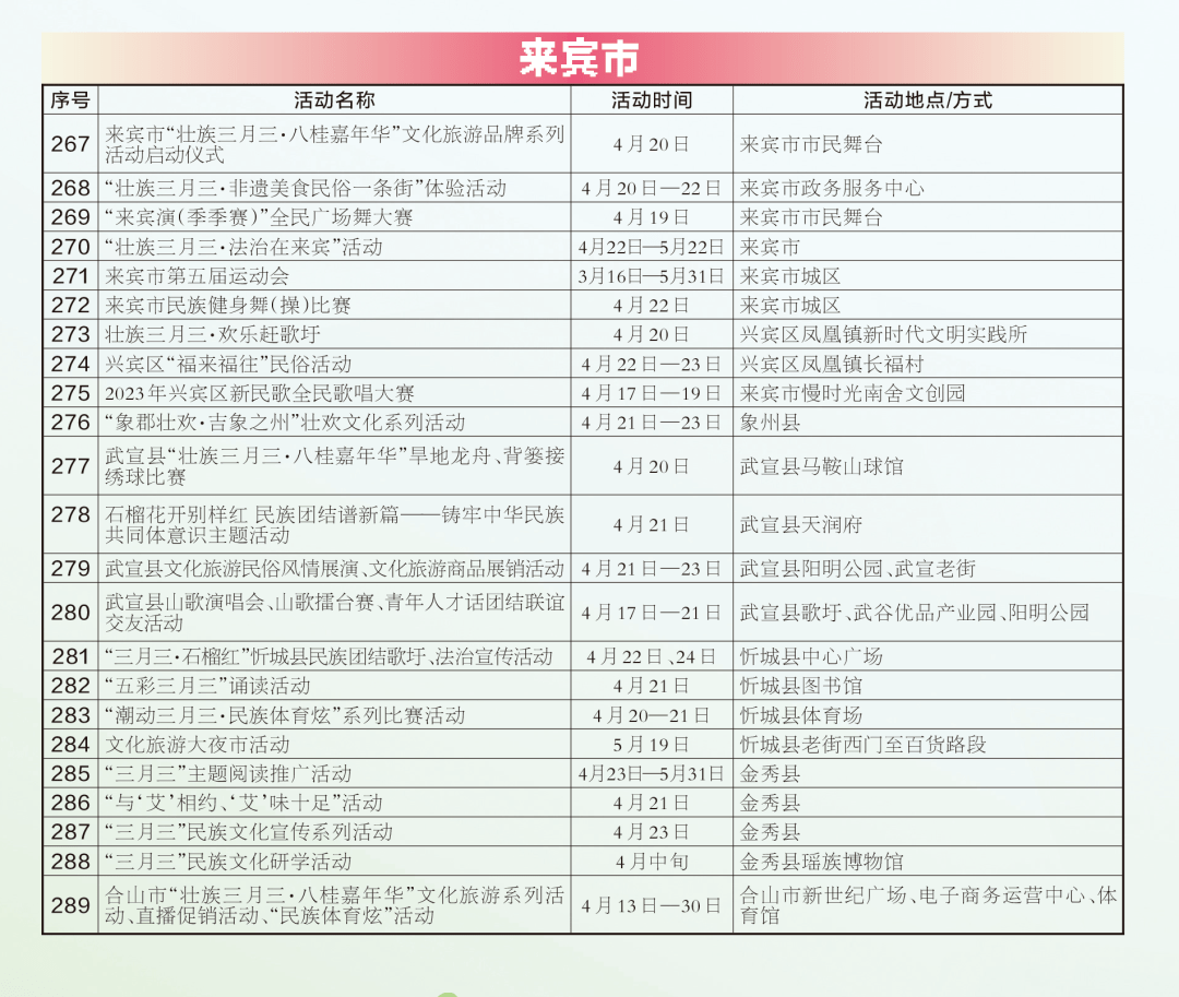 300多场活动嗨翻三月三