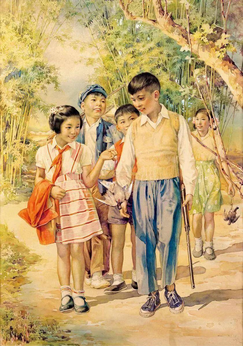 70年前的宣传画(之03)_创作_年画_李慕白