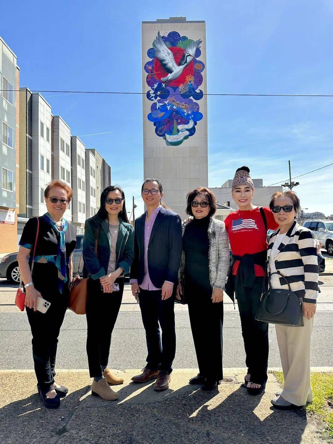 唐人街巨幅壁画打破纪录,成为费城新地标!明起气温断崖下跌!