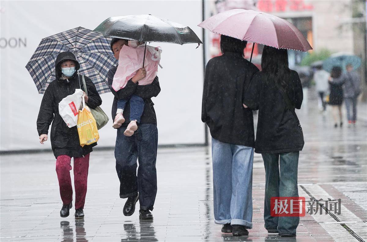 武汉暴雨大风图片