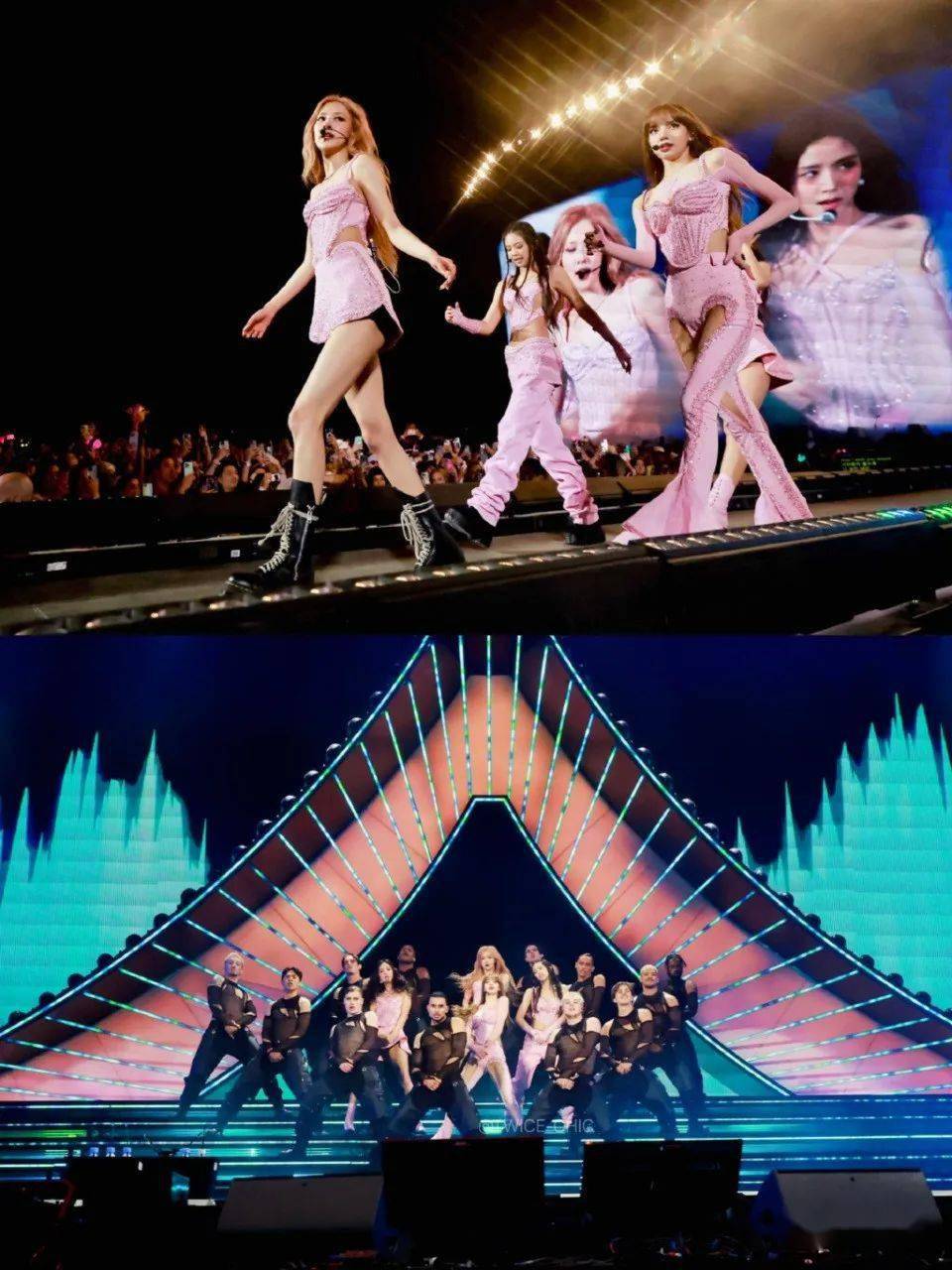 此前,blackpink成员表达了她们对科切拉舞台的深深感