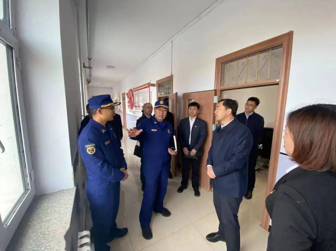 你好"火焰蓝"丨鹤岗市副市长韩雪海带队开展消防安全专项检查_工作