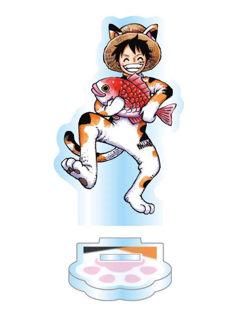 本周发售jump赠路飞名场面贴纸,填应募劵付款获路飞猫立牌_talkop