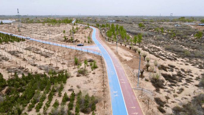 榆阳区金鸡滩镇白舍牛滩村:乡村文明交通助力乡村振兴_道路_村民_旅游