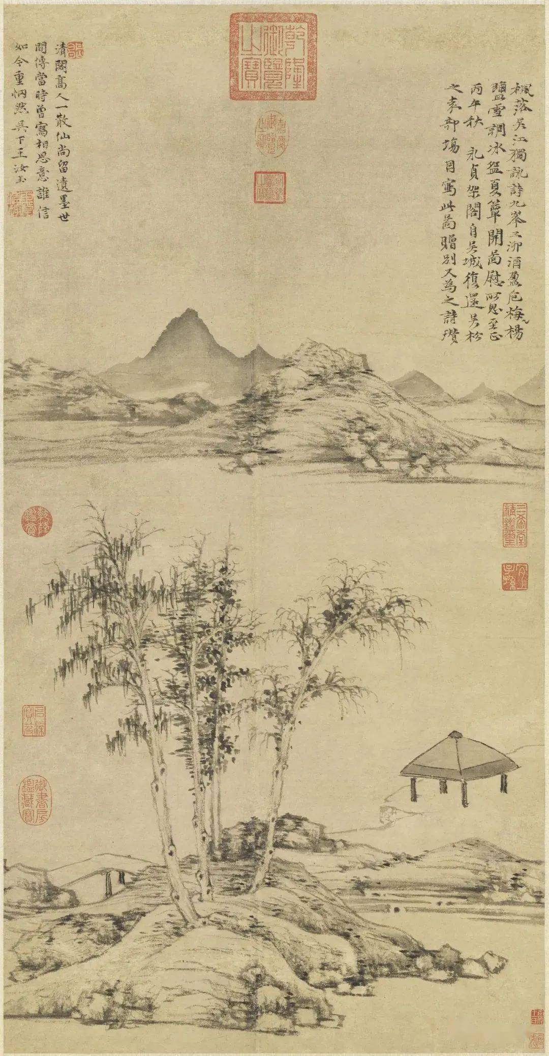 王季迁：倪瓒的笔墨表现，是简化了北宋的笔法！_搜狐网