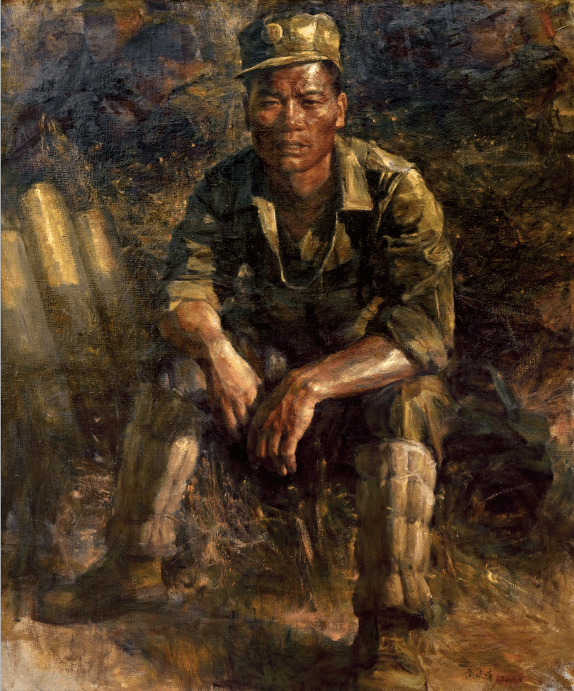 《历史的语言——第五届中国油画双年展》|《士兵们》秦文清_展览