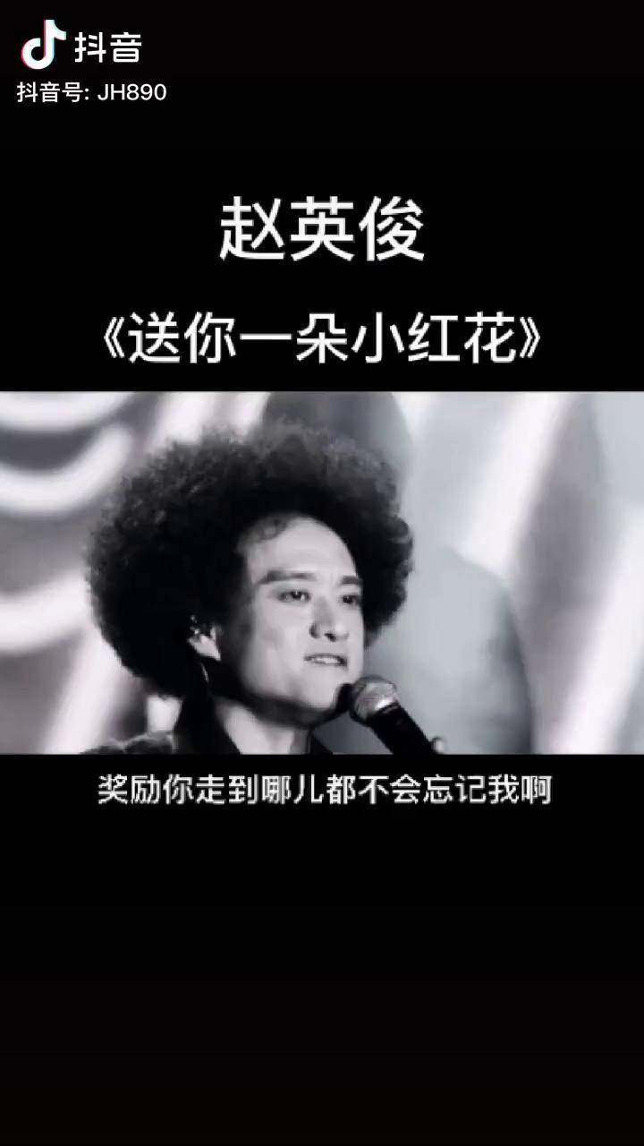 赵英俊作品送赵英俊一朵小红花 音乐 伤感音乐
