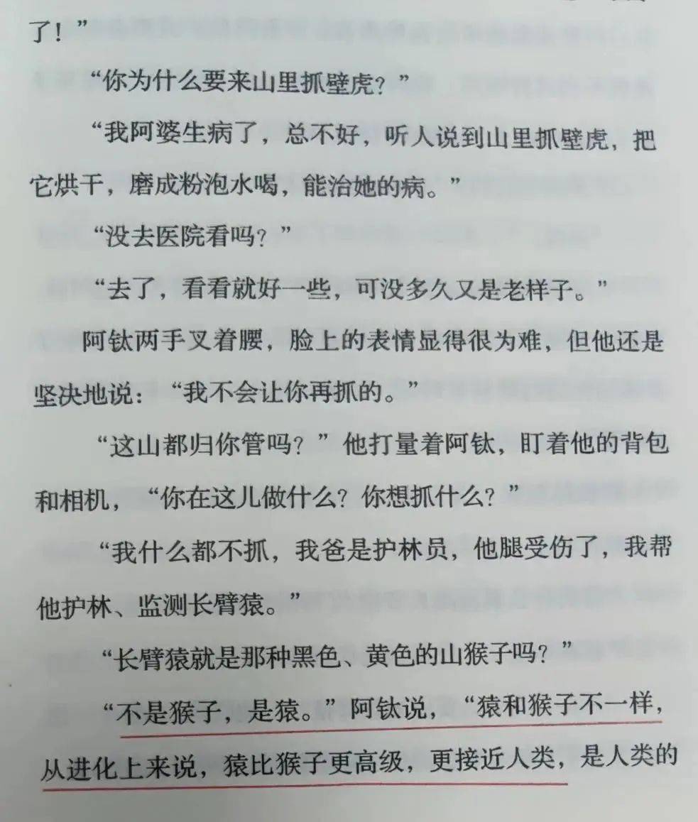 以后孩子吃饭偏食,就可以对他说"你看看长臂猿吃的果子多么丰富,营养