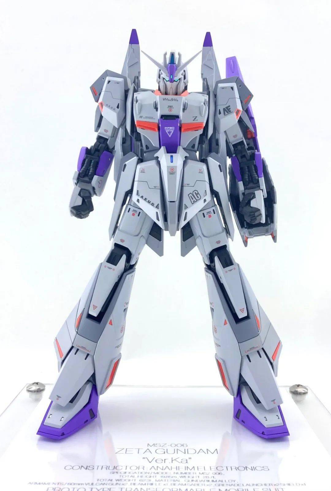 ka版zeta清新涂装,到手就被改色_公众_高达_模型