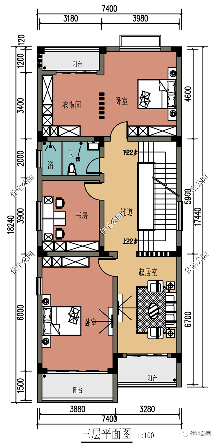 5×16米楼房设计图图片
