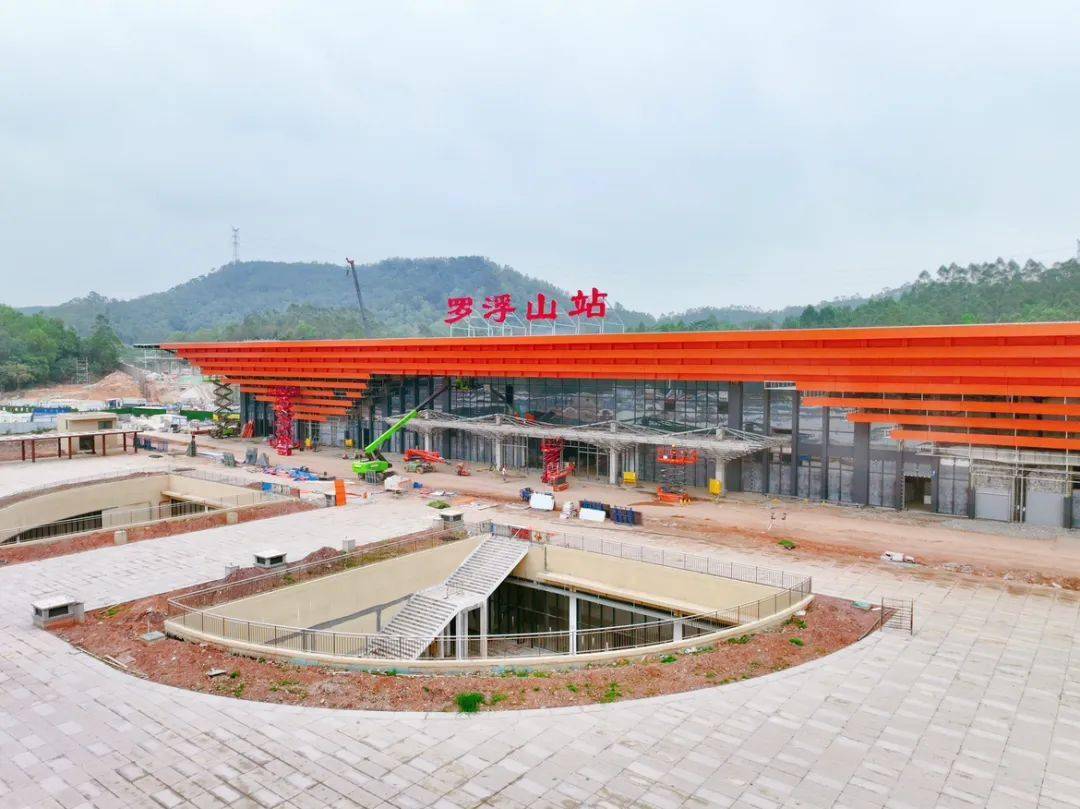 广汕高铁博罗站完成80%!石湾街坊的博罗68汕尾1小时生活圈要来了.
