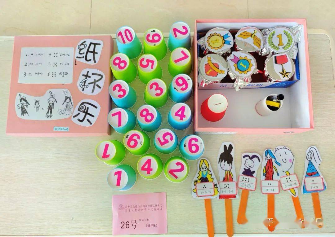 武平县鼓楼幼儿园举行数学玩教具制作比赛暨课题研究活动