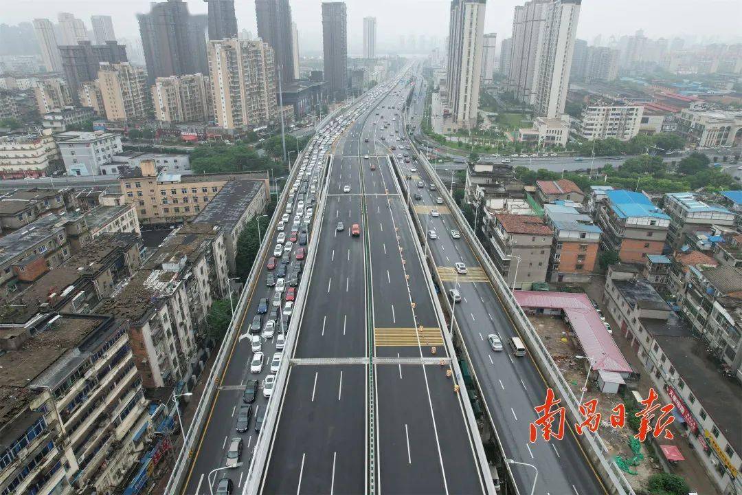 南昌这条道路传来好消息!_施工_高架_车道