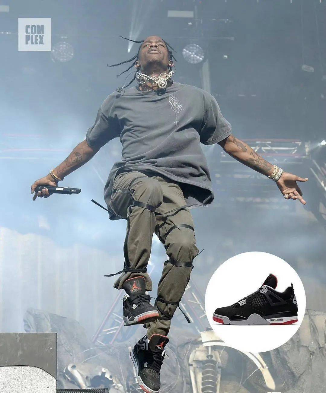 travis scott演唱会上脚的这些鞋子,你有几双?_球鞋_整理_明星