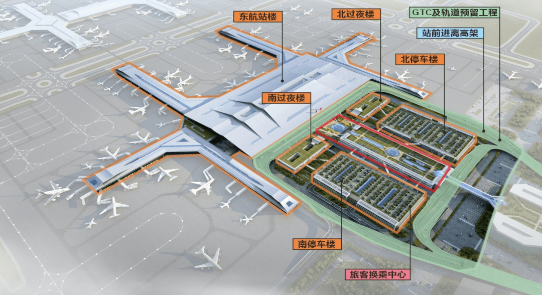 机场三期扩建现场实拍(2023.
