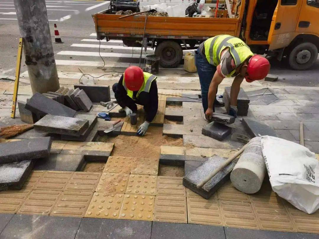 同安这条人行道改造完成!_公路_坡道_部门