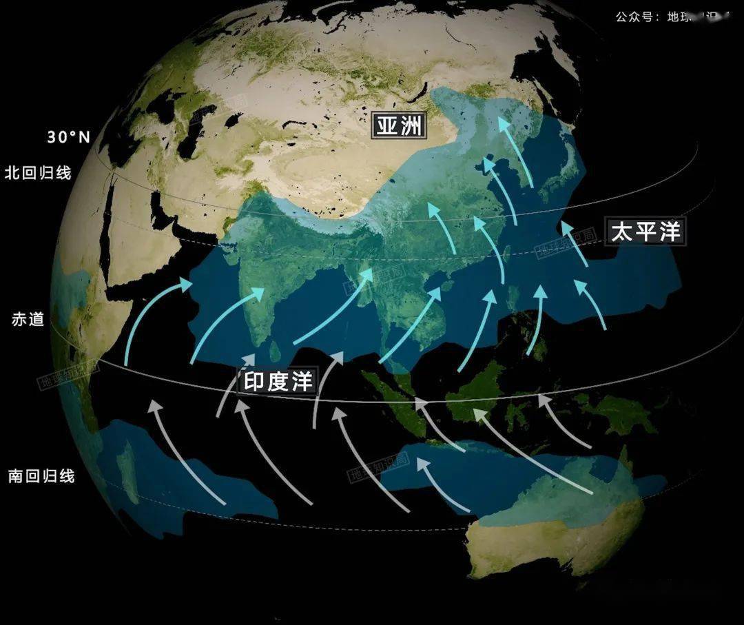 几内亚湾的季风现象图片