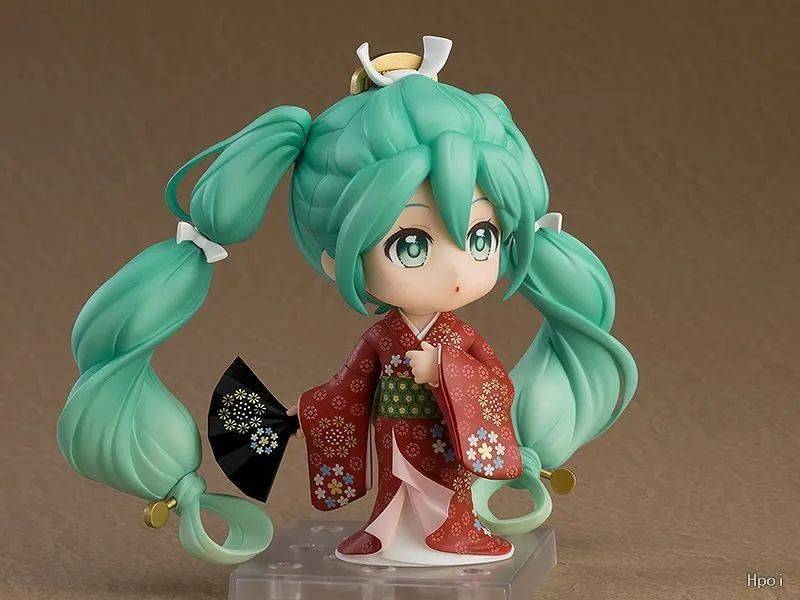 67新品预定~ gsc 粘土人 初音未来 回首美人 和服 q版 可动 手办