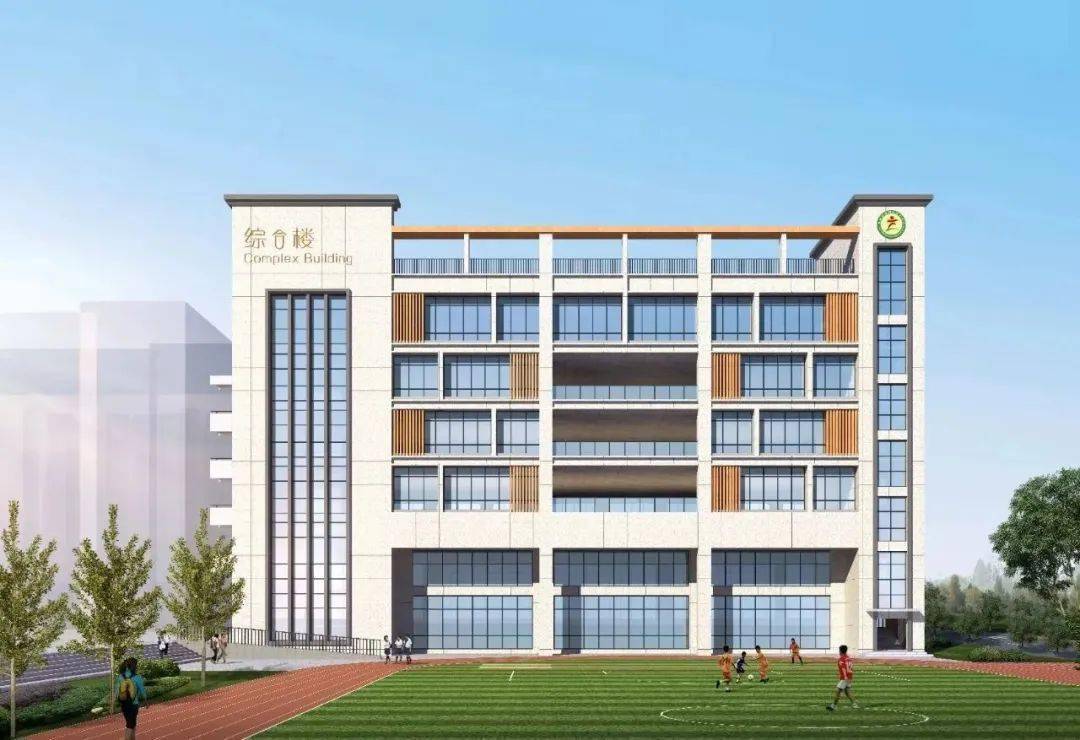 项目位于香溪路第六小学校园内.