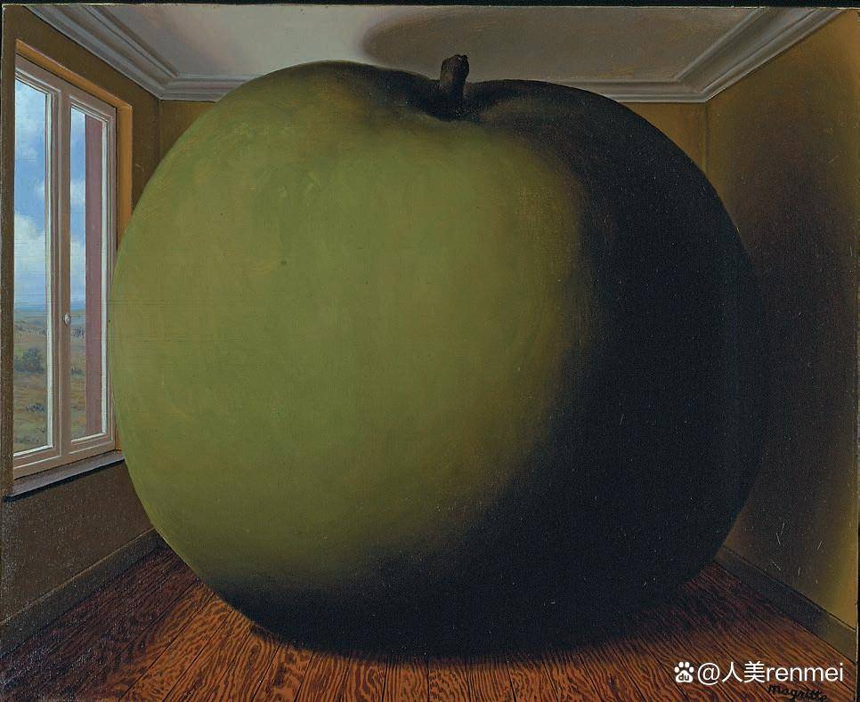 藏在苹果背后的怪诞艺术家_雷内·马格利特_超现实主义_潜意识