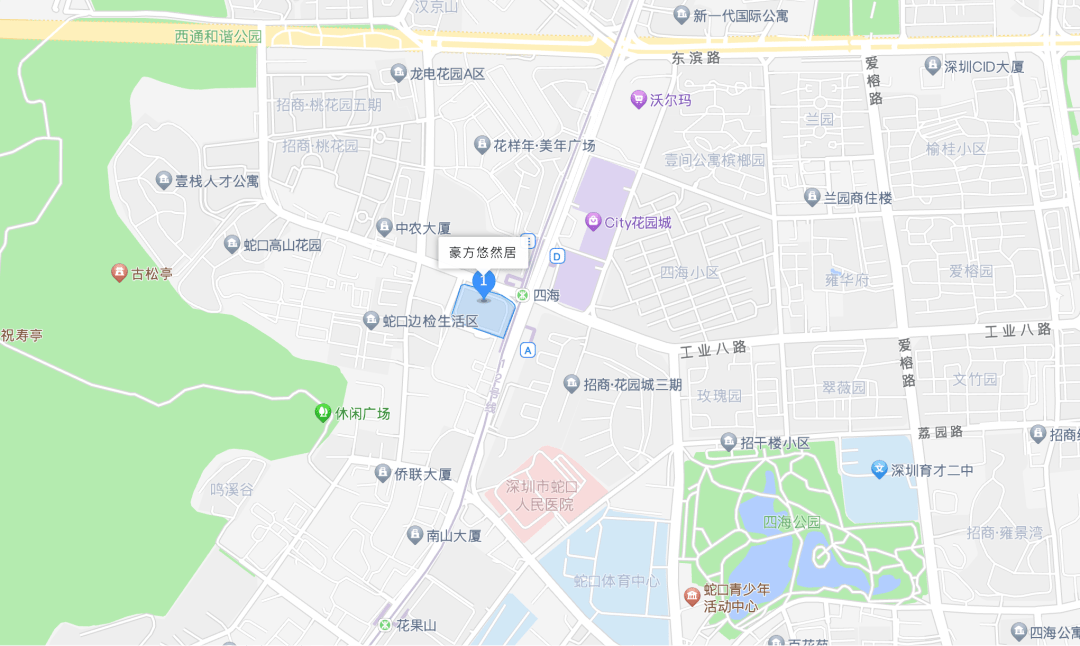 【千万住蛇口四海地铁口花园三房、带双育才学位】南山·3房 | 豪方悠然居 99.8㎡_户型_房源_小区