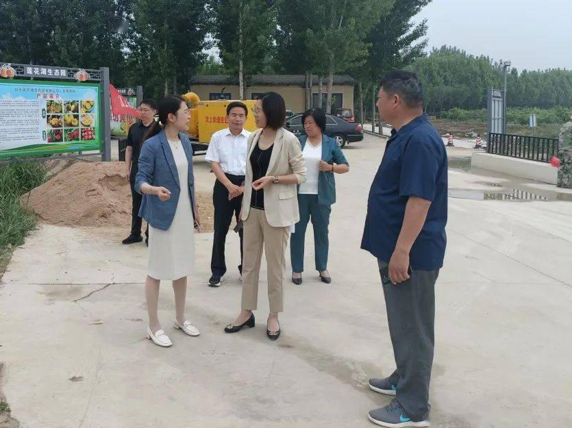 【今日发布】县委副书记李小雪一行到汶上街道督导乡村