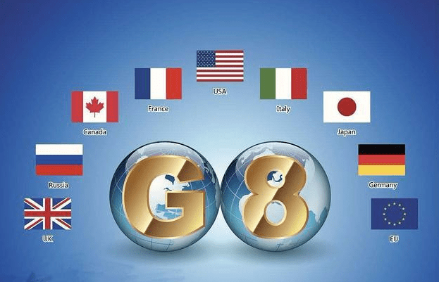 1998年,俄罗斯正式加入七国集团,七国集团成为八国集团.