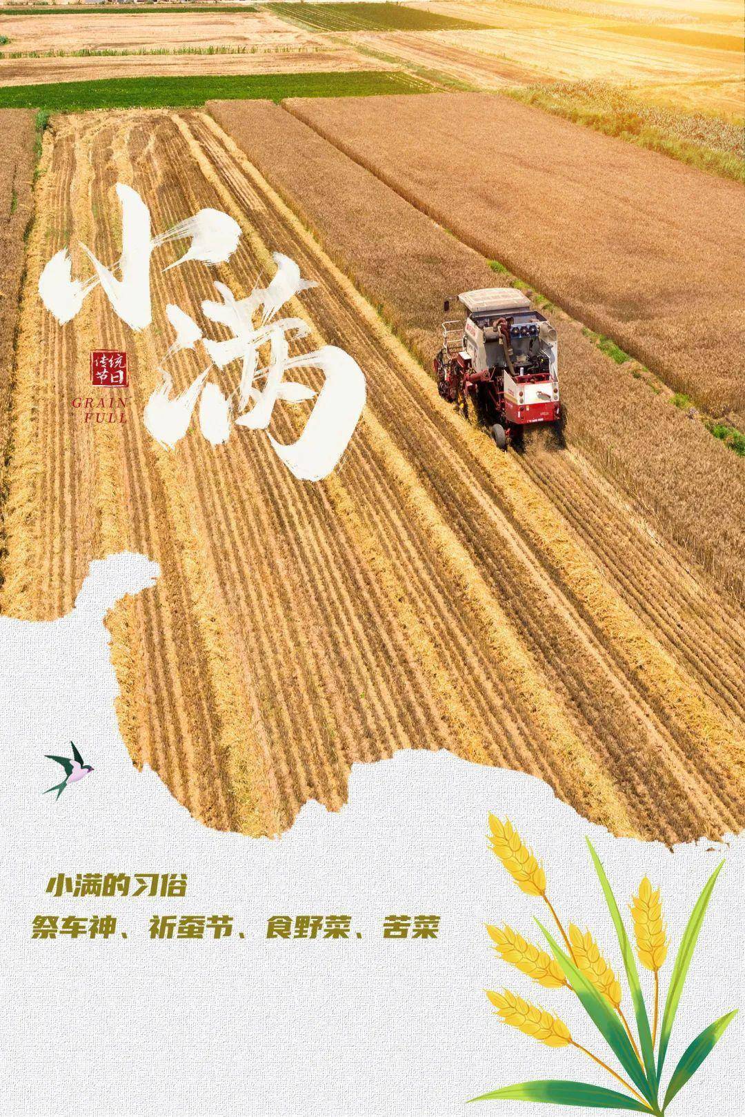 渐满",在南方小满节气意味着进入大幅降水的雨季,所谓"小满动三车",指