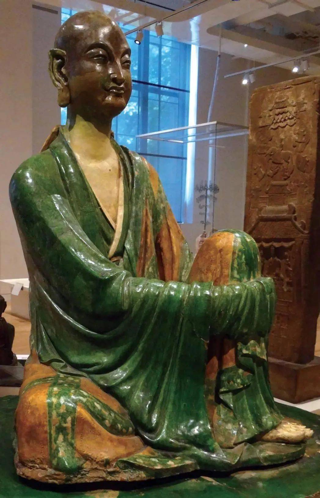 流散百余年,10尊易县辽三彩罗汉像在山西复原_琉璃_工艺美术_原件