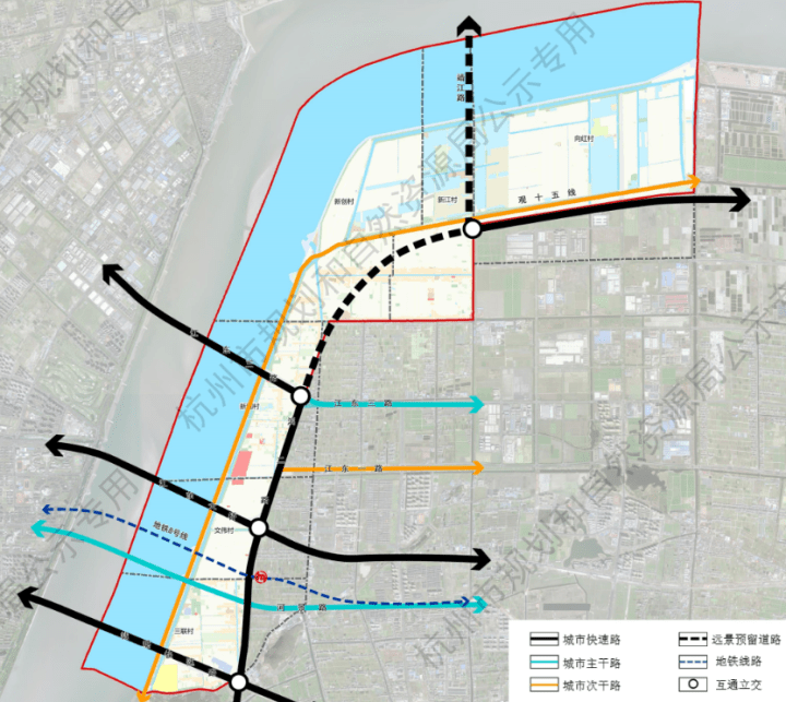 钱塘区河庄北单元控规出炉 定位联城联乡,围垦田园_规划_杭州市_自然