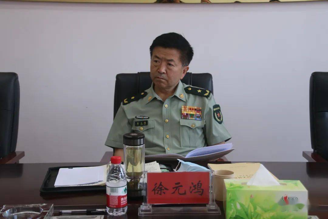 河南省委常委,省军区少将政委徐元鸿到我区人武部检查调研_建设_卫滨