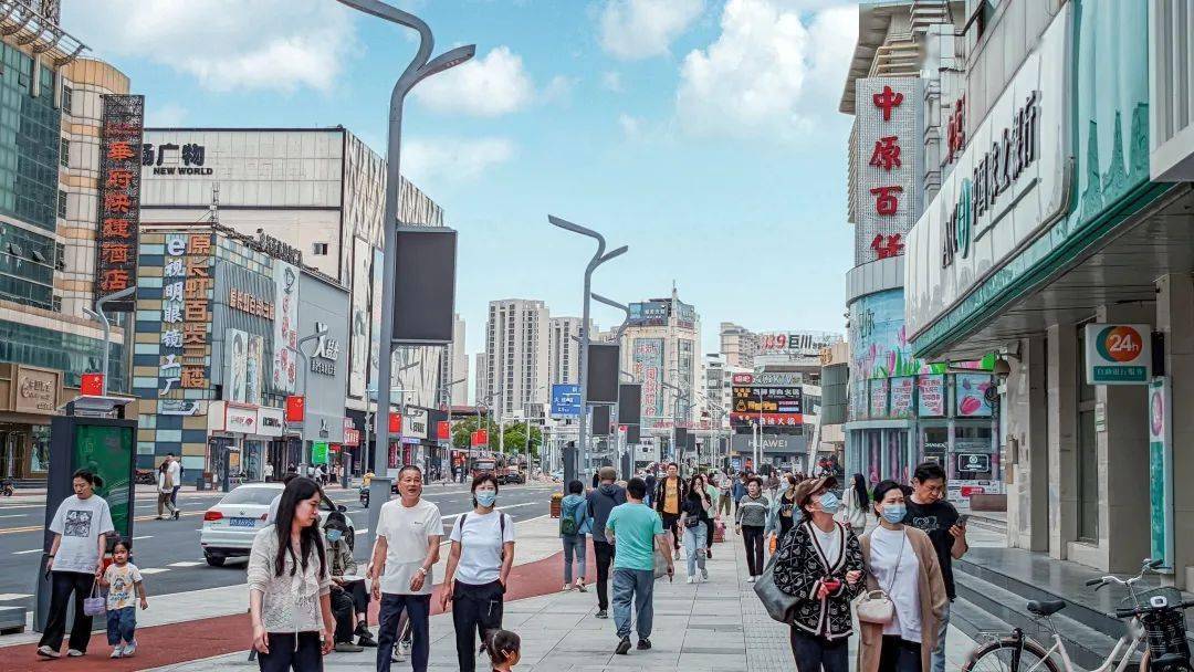 解放路步行街改道后即将通车_改造_xfcbst_地标