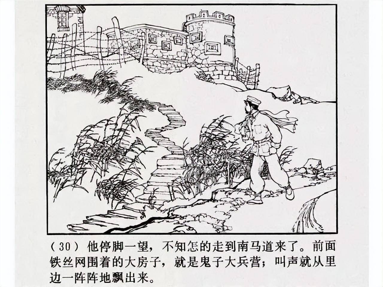 经典老版连环画《铁道游击队》之一《血染洋行》