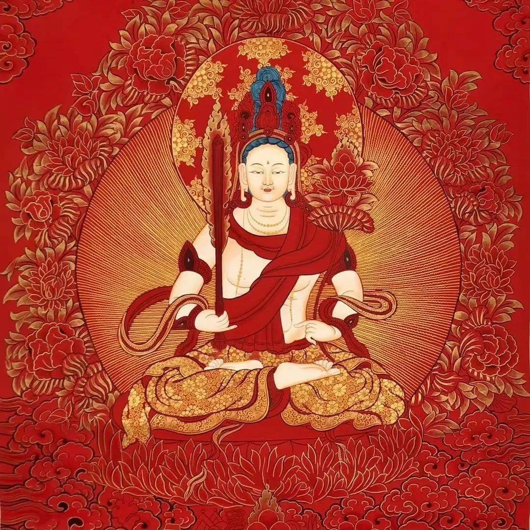 呢贝美吽",再吹气加持几粒米饭,施于地下阴凉处,观想上师观音菩萨加持