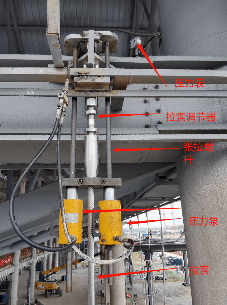 体系采用多根竖向承重拉索组成的重量约500公斤单片玻璃最大面积为4