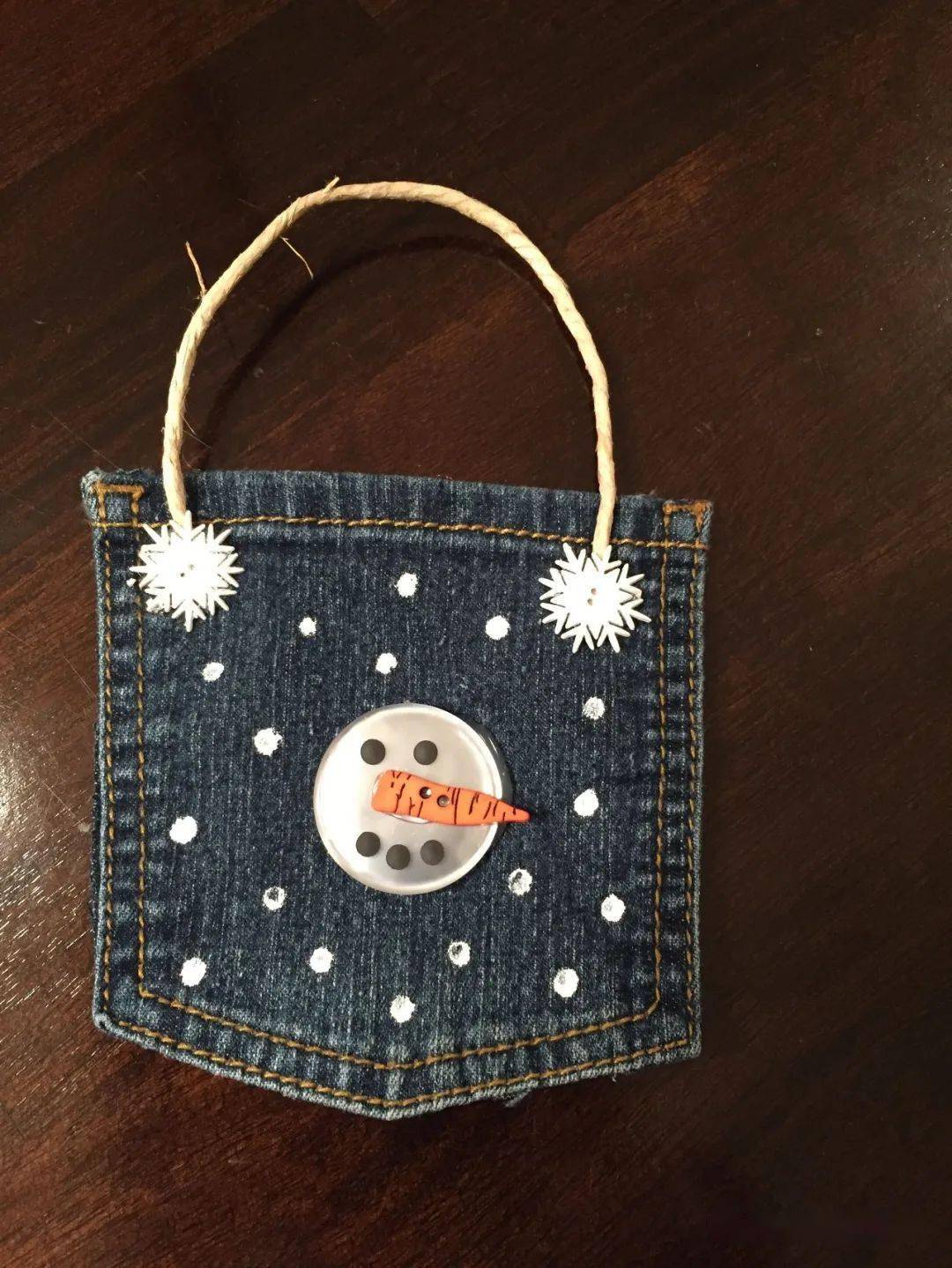 旧牛仔裤的口袋一定要剪下来,这样改造更加高级还超实用, 都不舍得扔