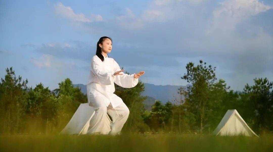 太极拳八段锦,传统40式杨氏太极拳等,太极中正平稳,均匀柔和,舒展大方