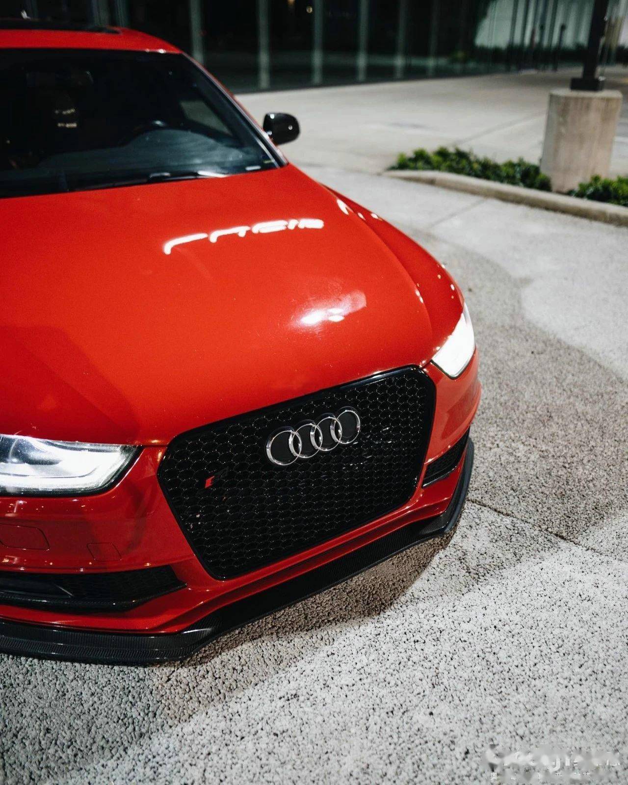 红色宽体战斗范 奥迪a4[b8]改装欣赏_搜狐汽车_搜狐网