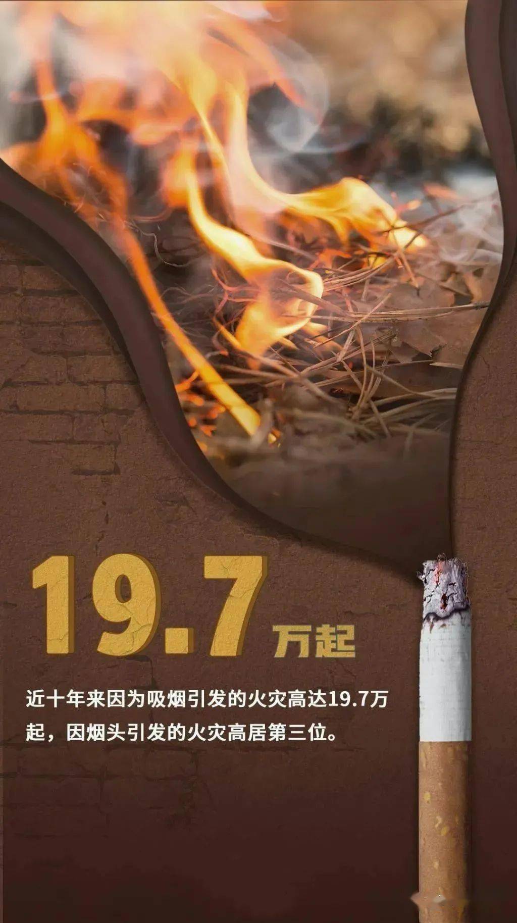 香烟表面温度为200—300度中心温度达700—800度远高于木材,纸张等
