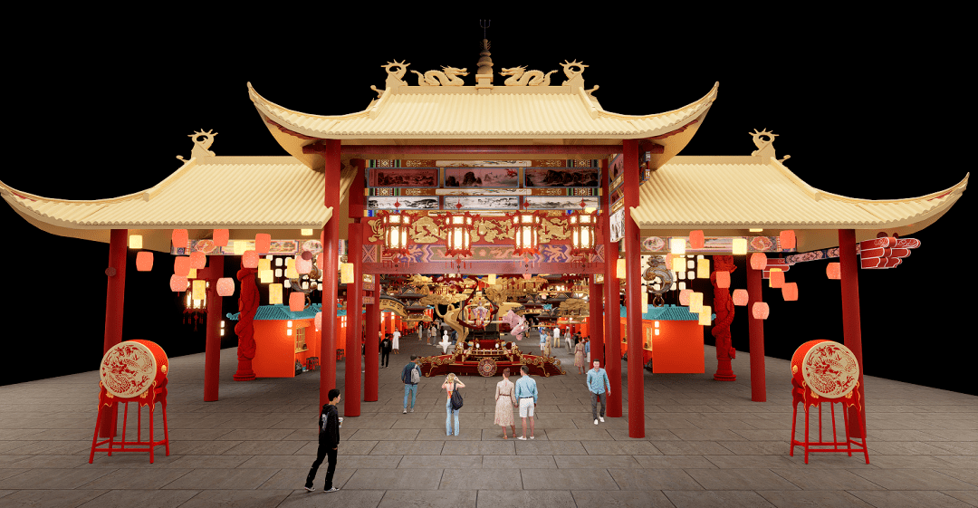 这一点全国唯一,四平仁兴里沉浸式商业街值得期待!_街区_互动_项目