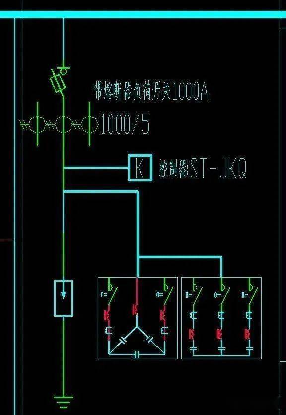 cad开关示意图图片