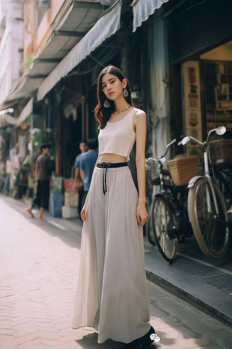 穿搭作品_夏天吊带裙穿搭搭什么好看_冷暖色系的搭配图作品