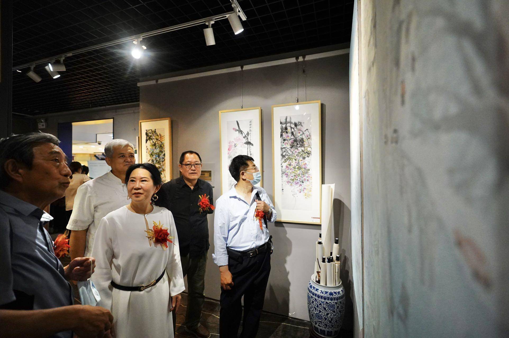刘颖绘画展在王府井工美大厦开幕_传统_艺术节_作品