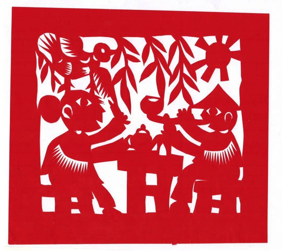 安徽阜阳葛艳红非遗剪纸作品赏析_葛庭_版权_来源