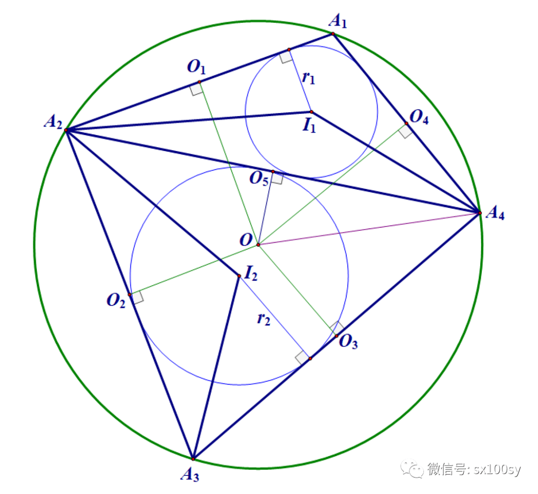 三角形外心到三边距离之和 = 外接圆半径 r   内切圆半径 r_公众_文章