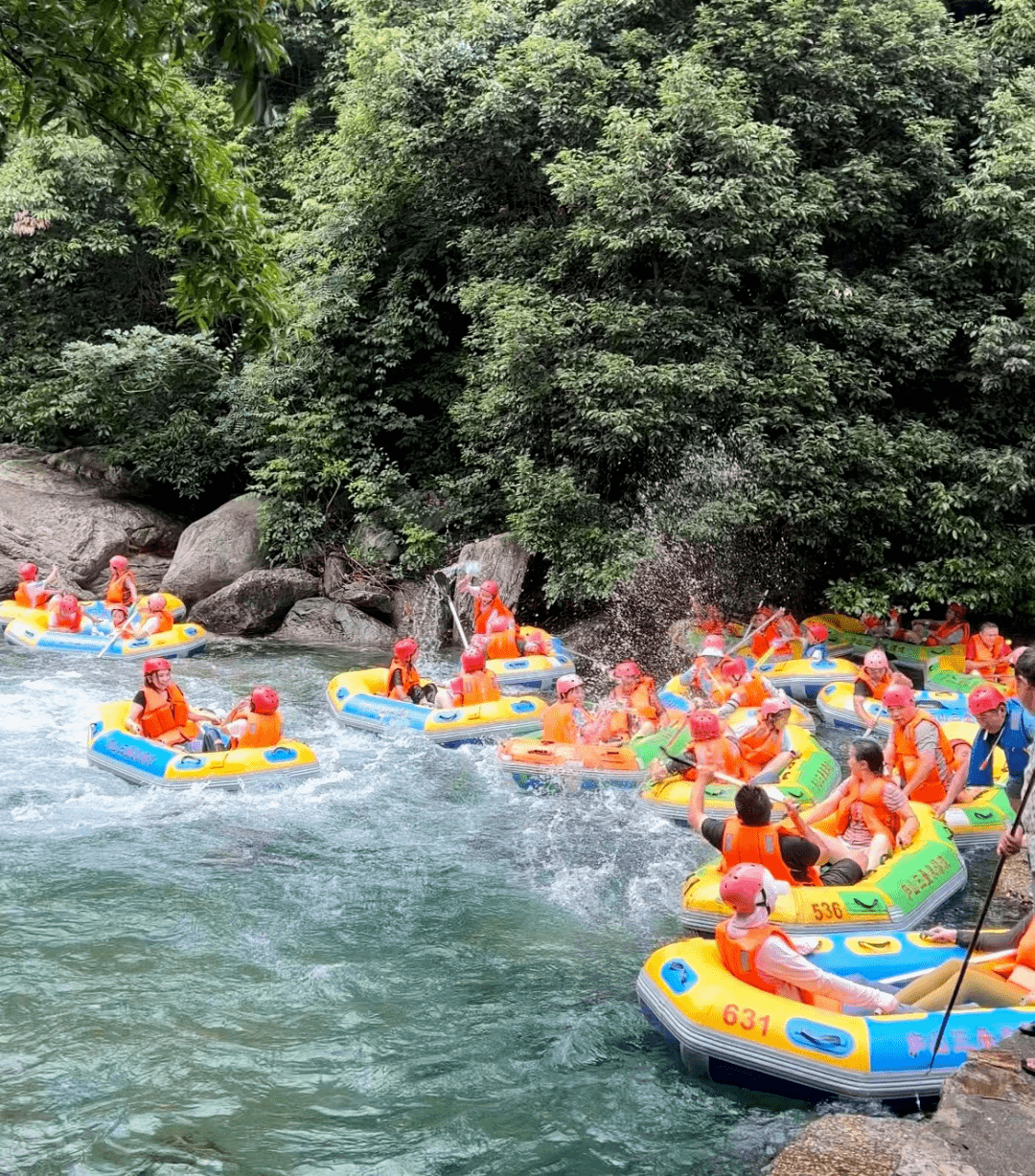 三叠泉漂流已经开漂!_九江_旅游_售票厅