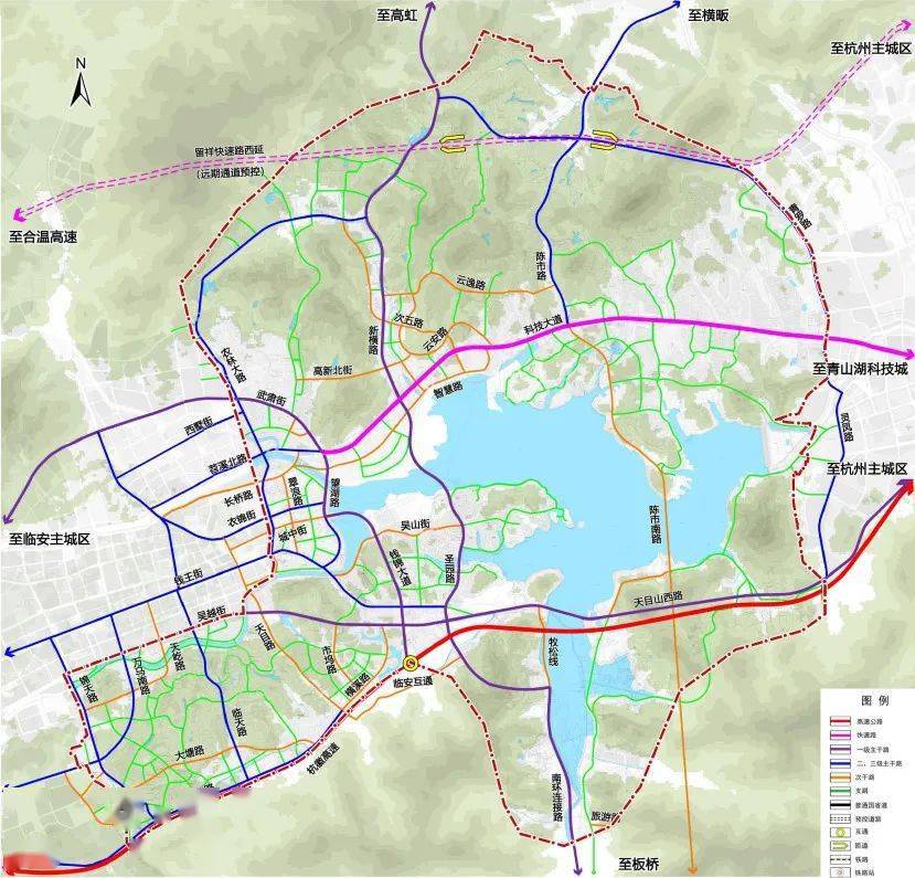 青山湖科技城总规划图图片