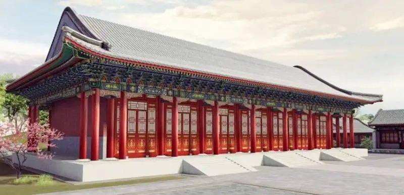 举行,而咸丰十年(1860年)传胪大典也例外在圆明园的正大光明殿举办