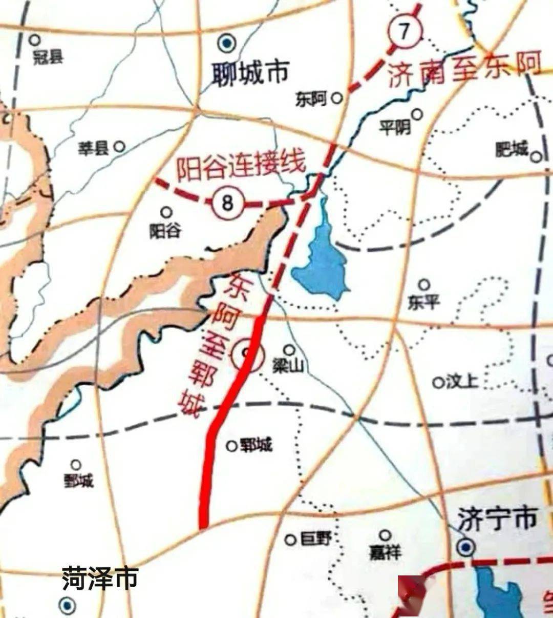 菏泽高速公路规划图图片