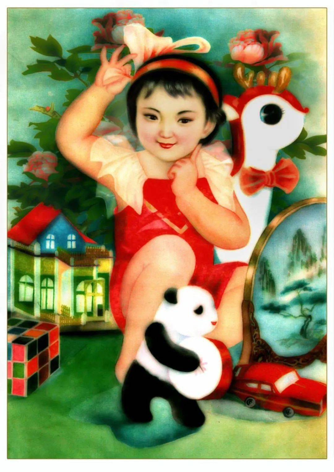 《龙女》《福娃》等经内蒙古人民出版社出版并多次代表突泉年画在区
